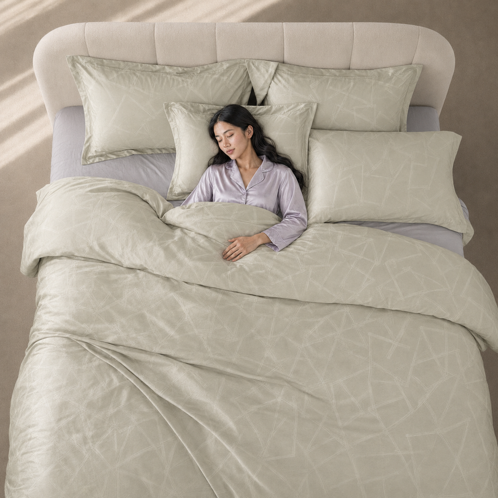 Tencel Jacquard 80s — Sprei & Bedcover Set — hover