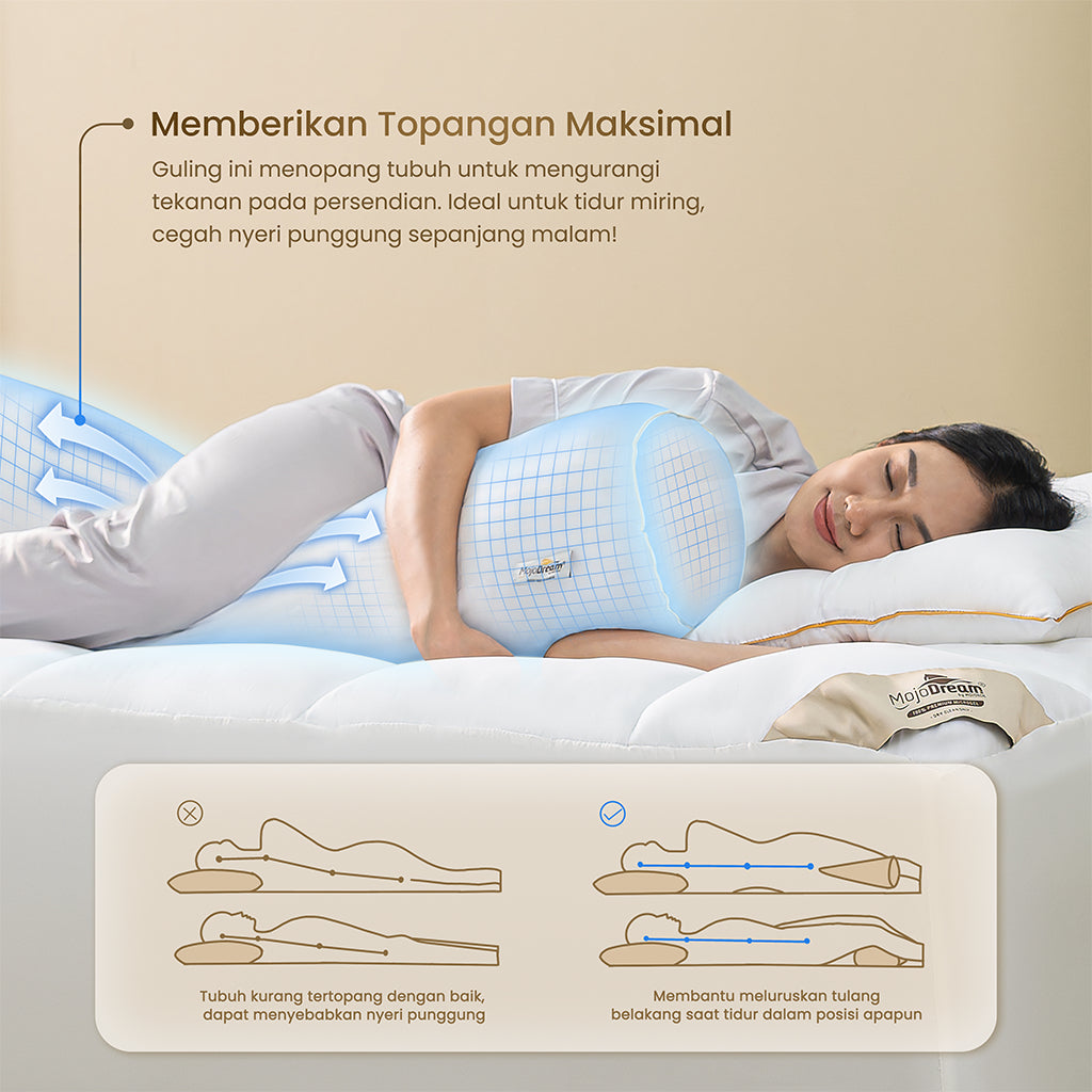 MOJOKOE Luxury Hotel Bolster / Guling Hotel | 100% Microgel by MojoDream