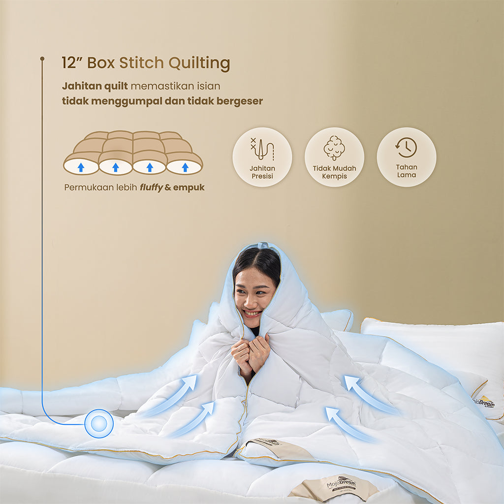 MOJOKOE Hotel Inner Duvet / Quilt Insert | 100% Premium Microgel | 270 x 213
