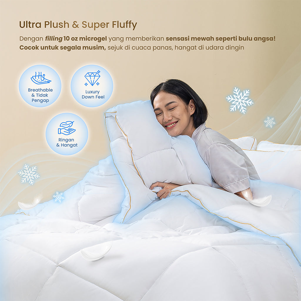 MOJOKOE Hotel Inner Duvet / Quilt Insert | 100% Premium Microgel | 270 x 213