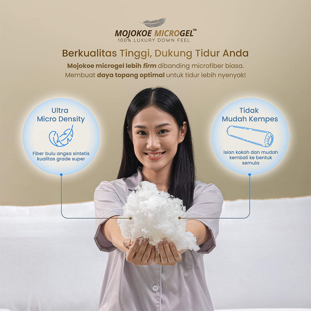 MOJOKOE Luxury Hotel Bolster / Guling Hotel | 100% Microgel by MojoDream