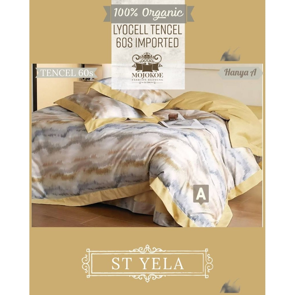 MOJOKOE Big Sale Organic Lyocell Tencel Bedcover Quiltcover Set