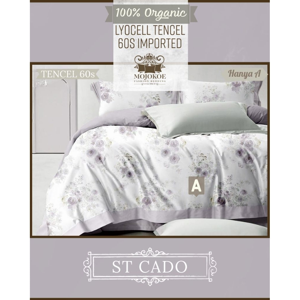 MOJOKOE Big Sale Organic Lyocell Tencel Bedcover Quiltcover Set