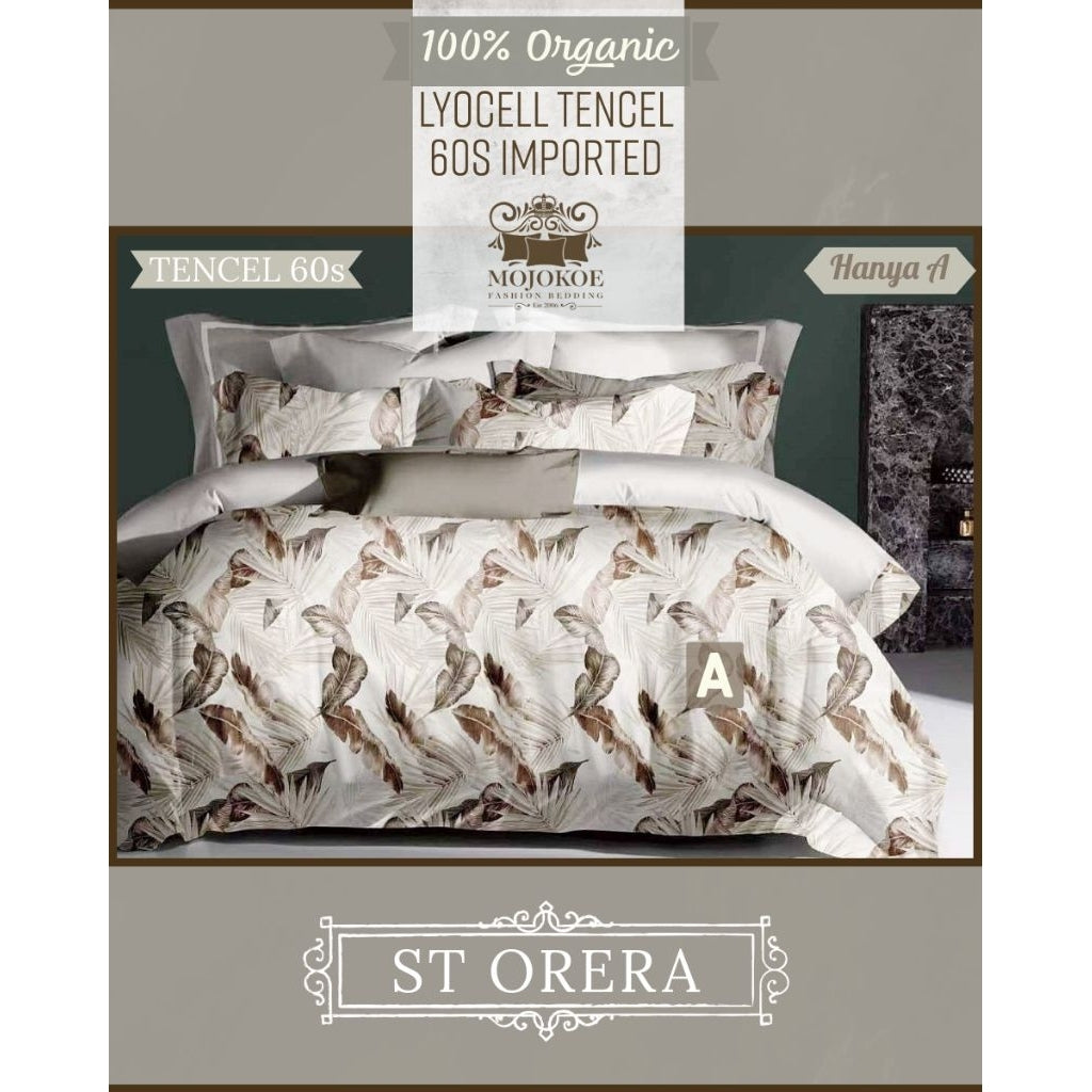 MOJOKOE Big Sale Organic Lyocell Tencel Bedcover Quiltcover Set