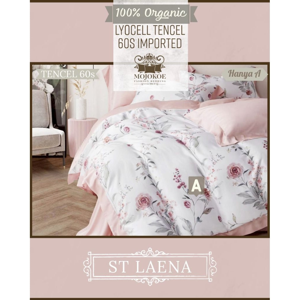MOJOKOE Big Sale Organic Lyocell Tencel Bedcover Quiltcover Set