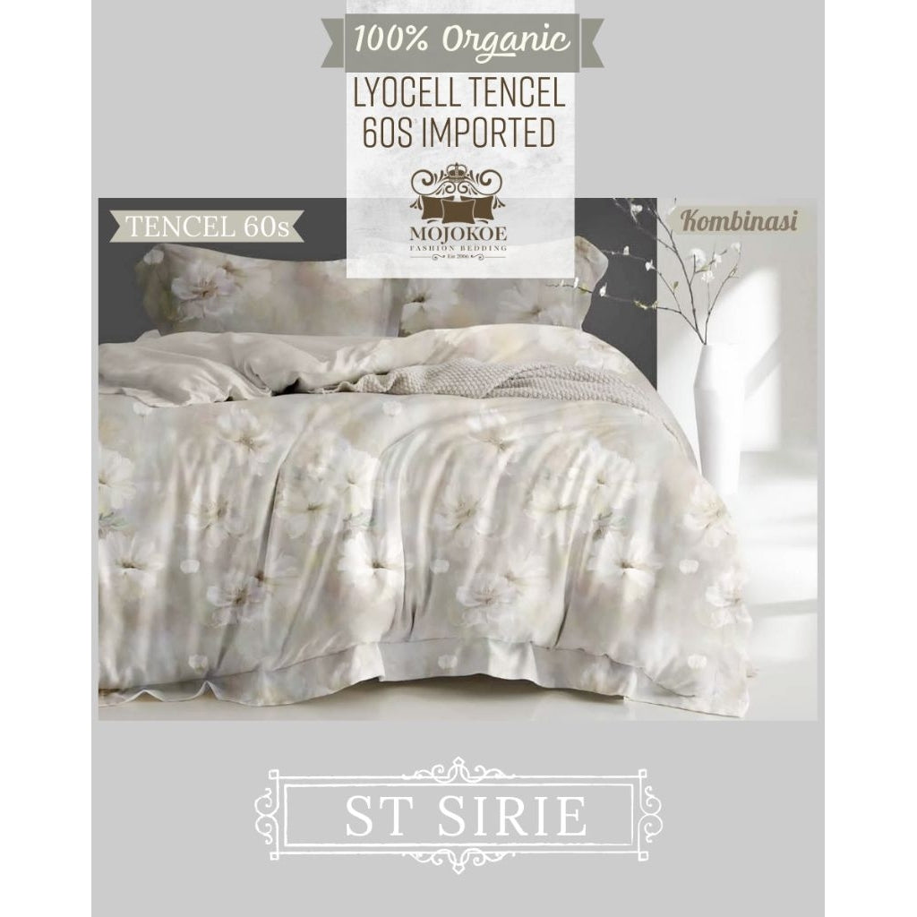 MOJOKOE Big Sale Organic Lyocell Tencel Bedcover Quiltcover Set