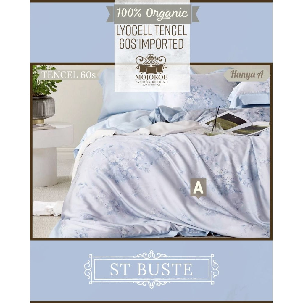 MOJOKOE Big Sale Organic Lyocell Tencel Bedcover Quiltcover Set