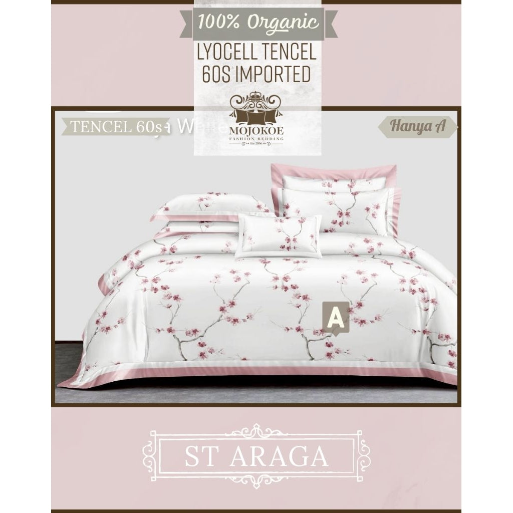 MOJOKOE Big Sale Organic Lyocell Tencel Bedcover Quiltcover Set