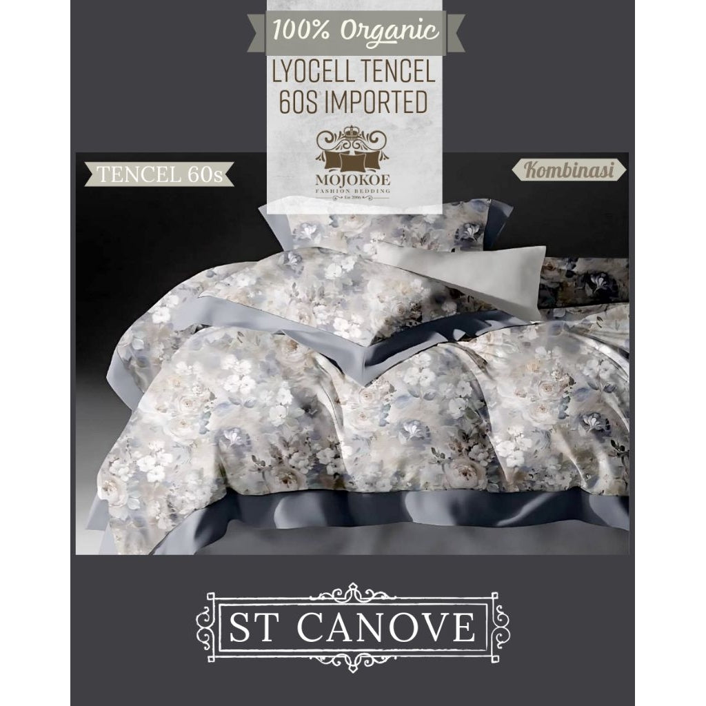 MOJOKOE Big Sale Organic Lyocell Tencel Bedcover Quiltcover Set