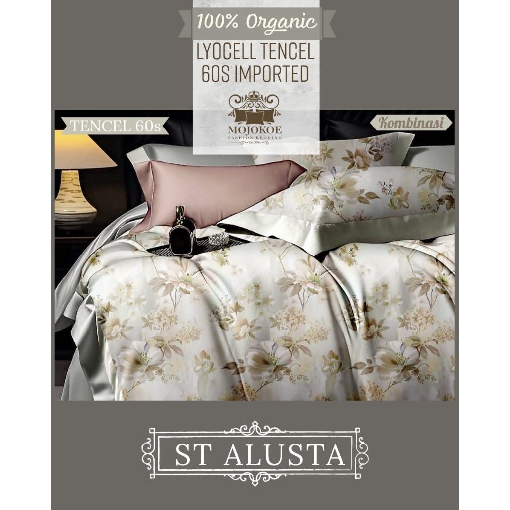MOJOKOE Big Sale Organic Lyocell Tencel Bedcover Quiltcover Set