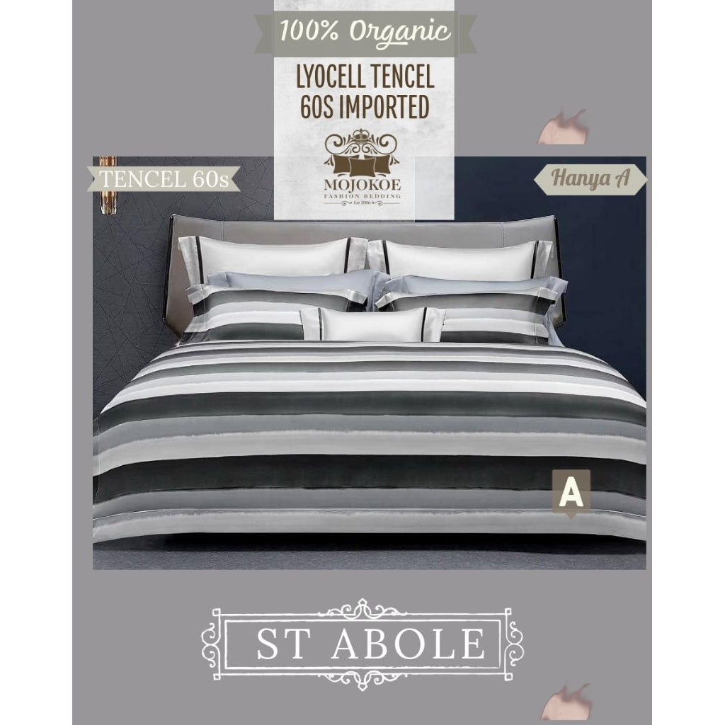 MOJOKOE Big Sale Organic Lyocell Tencel Bedcover Quiltcover Set