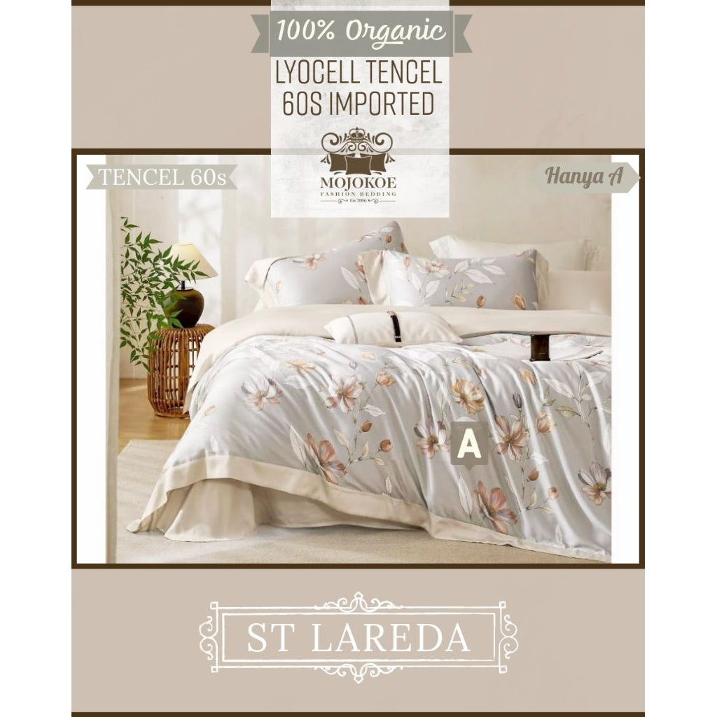 MOJOKOE Big Sale Organic Lyocell Tencel Bedcover Quiltcover Set