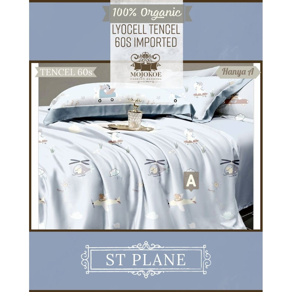 MOJOKOE Big Sale Organic Lyocell Tencel Bedcover Quiltcover Set