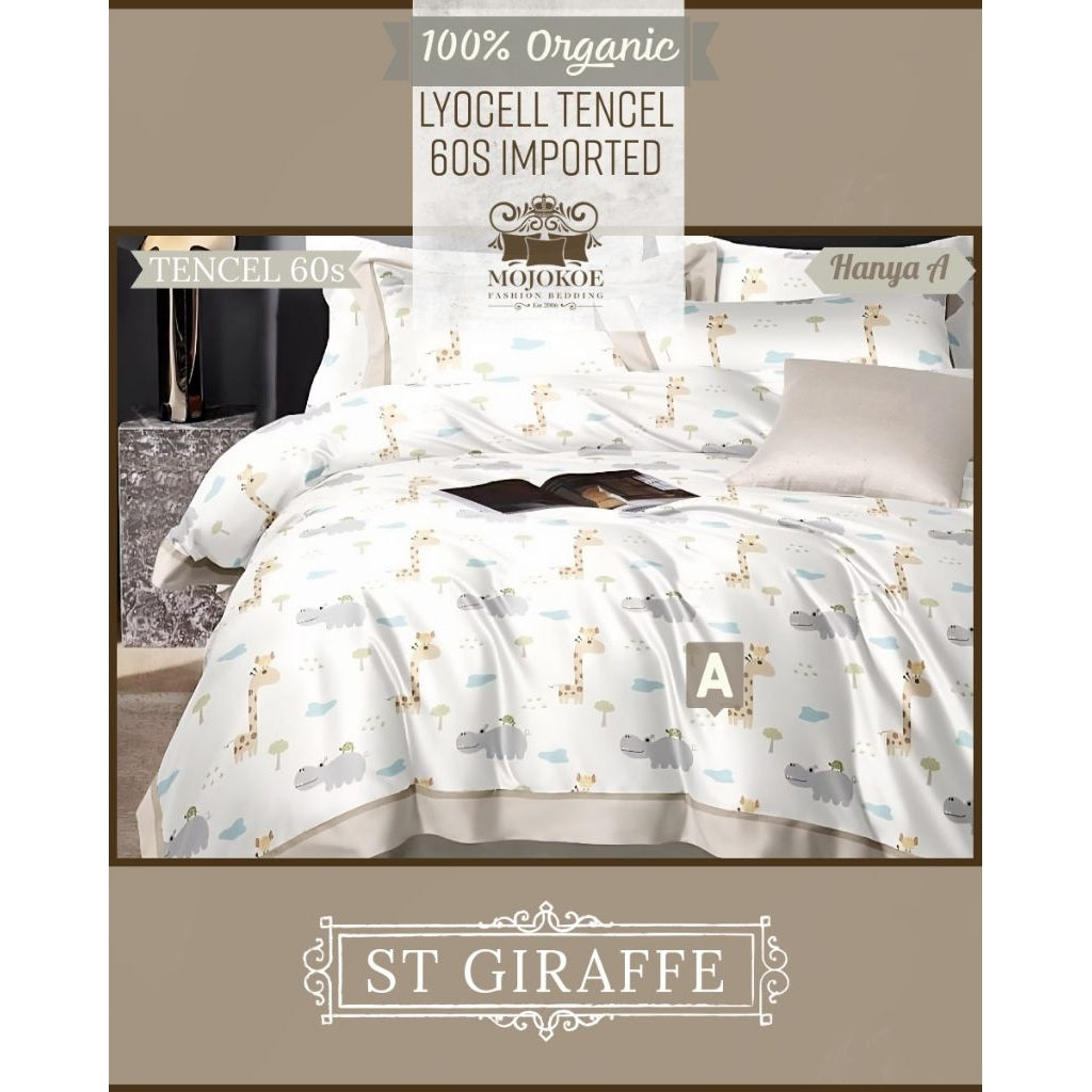 MOJOKOE Big Sale Organic Lyocell Tencel Bedcover Quiltcover Set