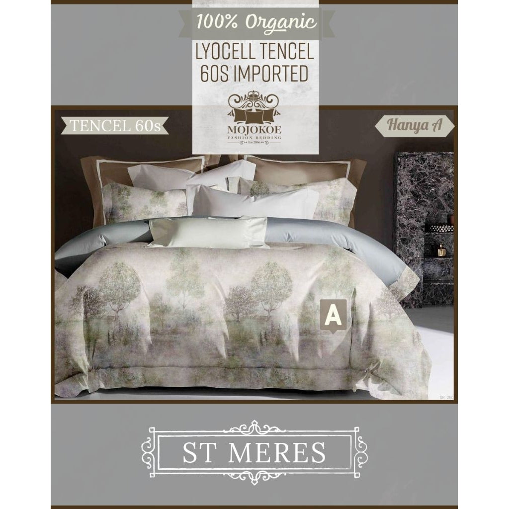 MOJOKOE Big Sale Organic Lyocell Tencel Bedcover Quiltcover Set