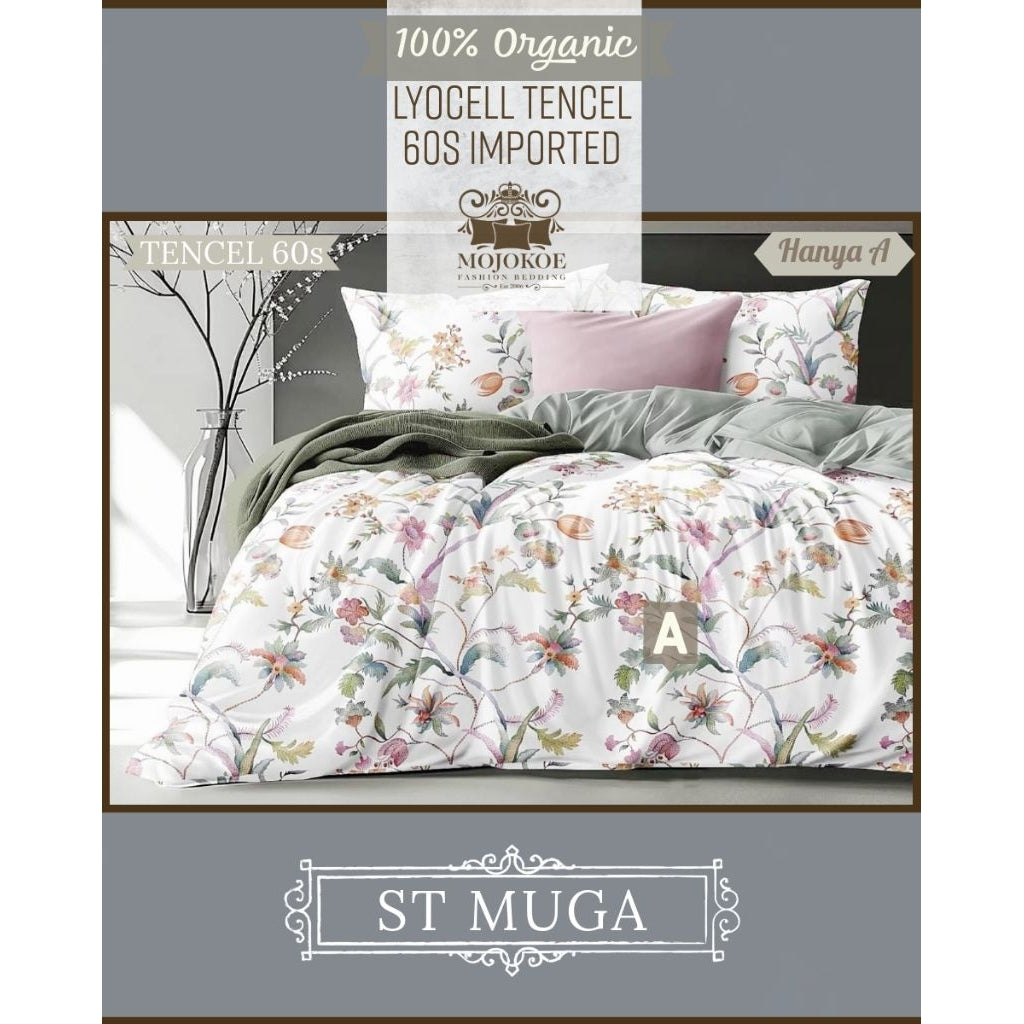 MOJOKOE Big Sale Organic Lyocell Tencel Bedcover Quiltcover Set