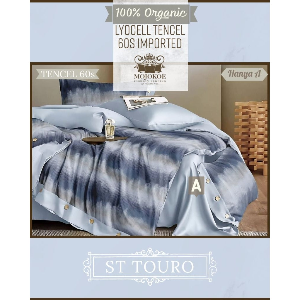 MOJOKOE Big Sale Organic Lyocell Tencel Bedcover Quiltcover Set