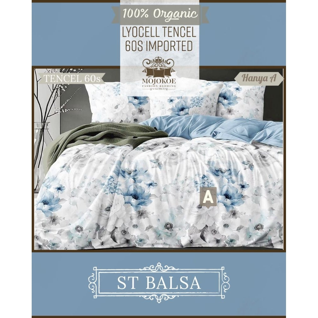 MOJOKOE Big Sale Organic Lyocell Tencel Bedcover Quiltcover Set