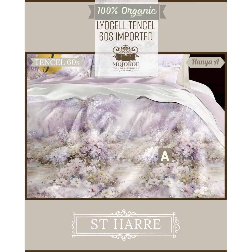 MOJOKOE Big Sale Organic Lyocell Tencel Bedcover Quiltcover Set