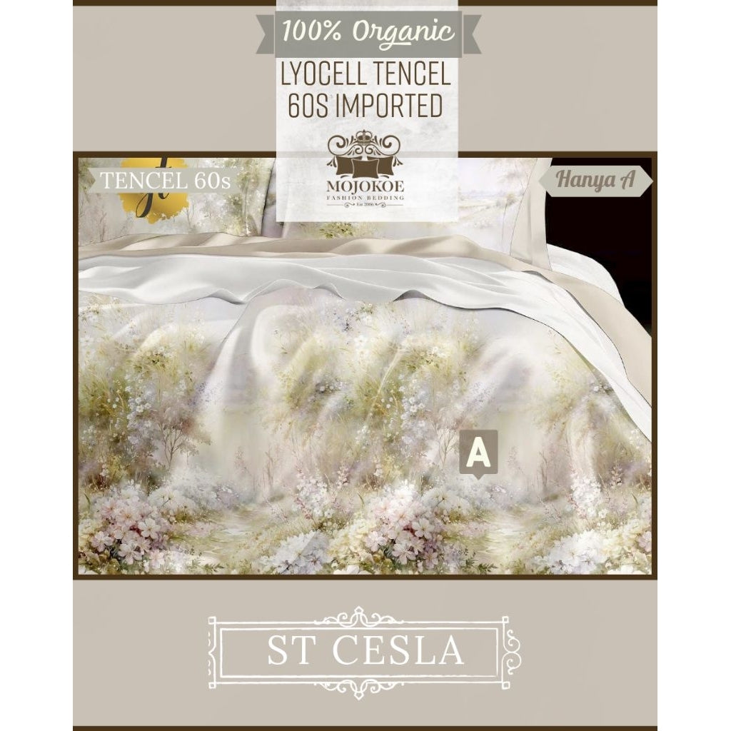 MOJOKOE Big Sale Organic Lyocell Tencel Bedcover Quiltcover Set