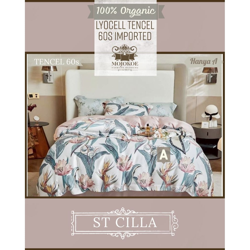 MOJOKOE Big Sale Organic Lyocell Tencel Bedcover Quiltcover Set