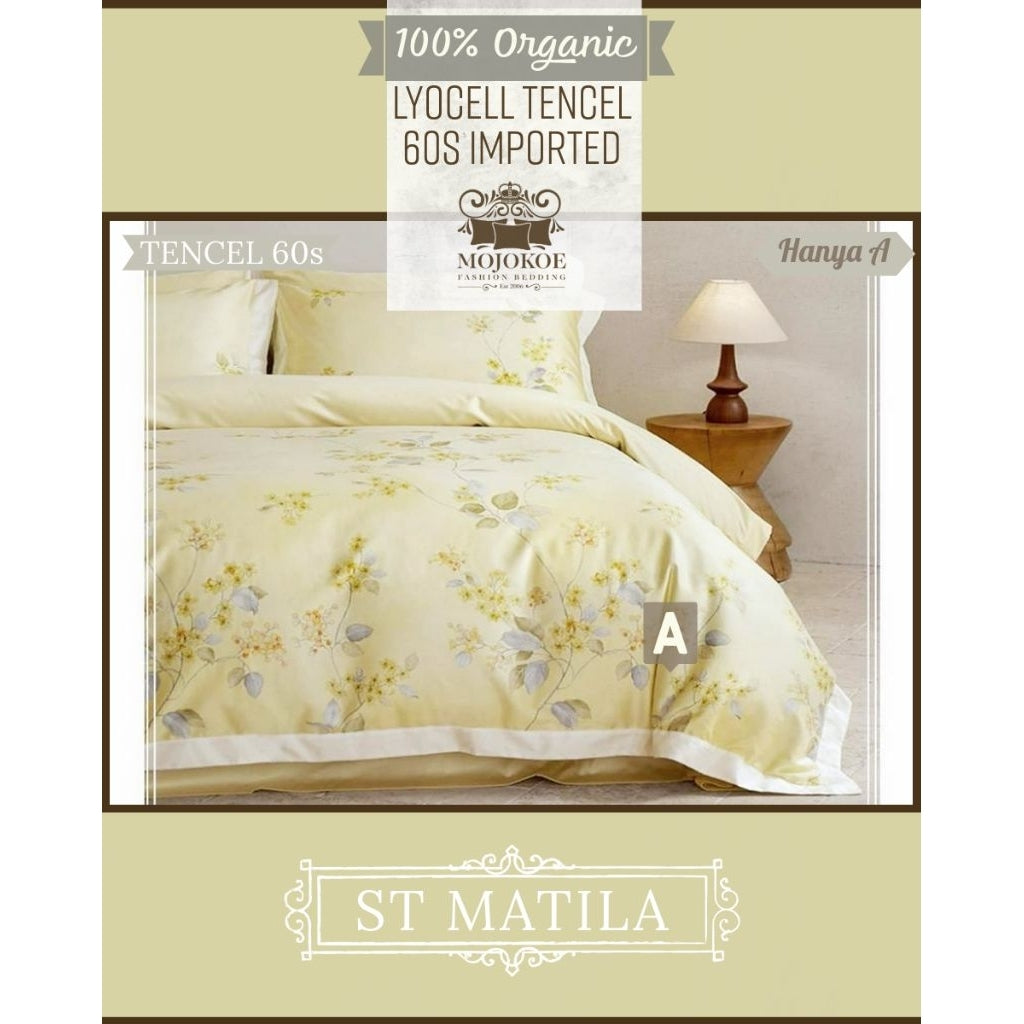 MOJOKOE Big Sale Organic Lyocell Tencel Bedcover Quiltcover Set