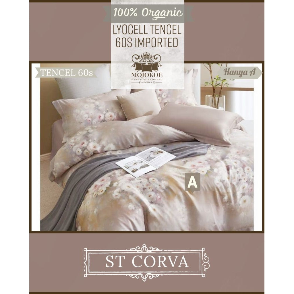 MOJOKOE Big Sale Organic Lyocell Tencel Bedcover Quiltcover Set