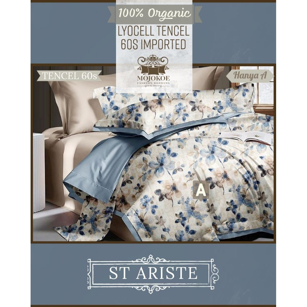 MOJOKOE Big Sale Organic Lyocell Tencel Bedcover Quiltcover Set