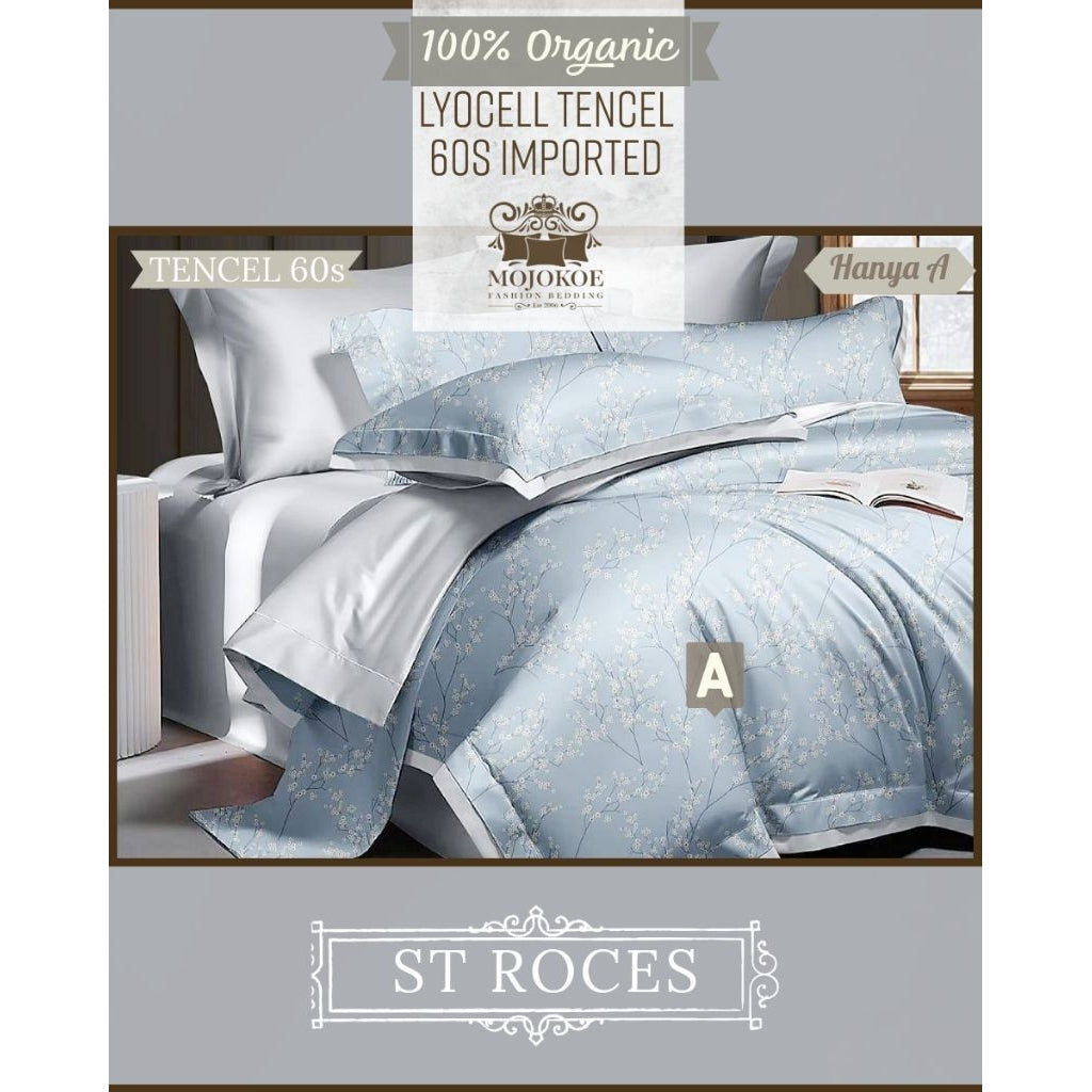 MOJOKOE Big Sale Organic Lyocell Tencel Bedcover Quiltcover Set