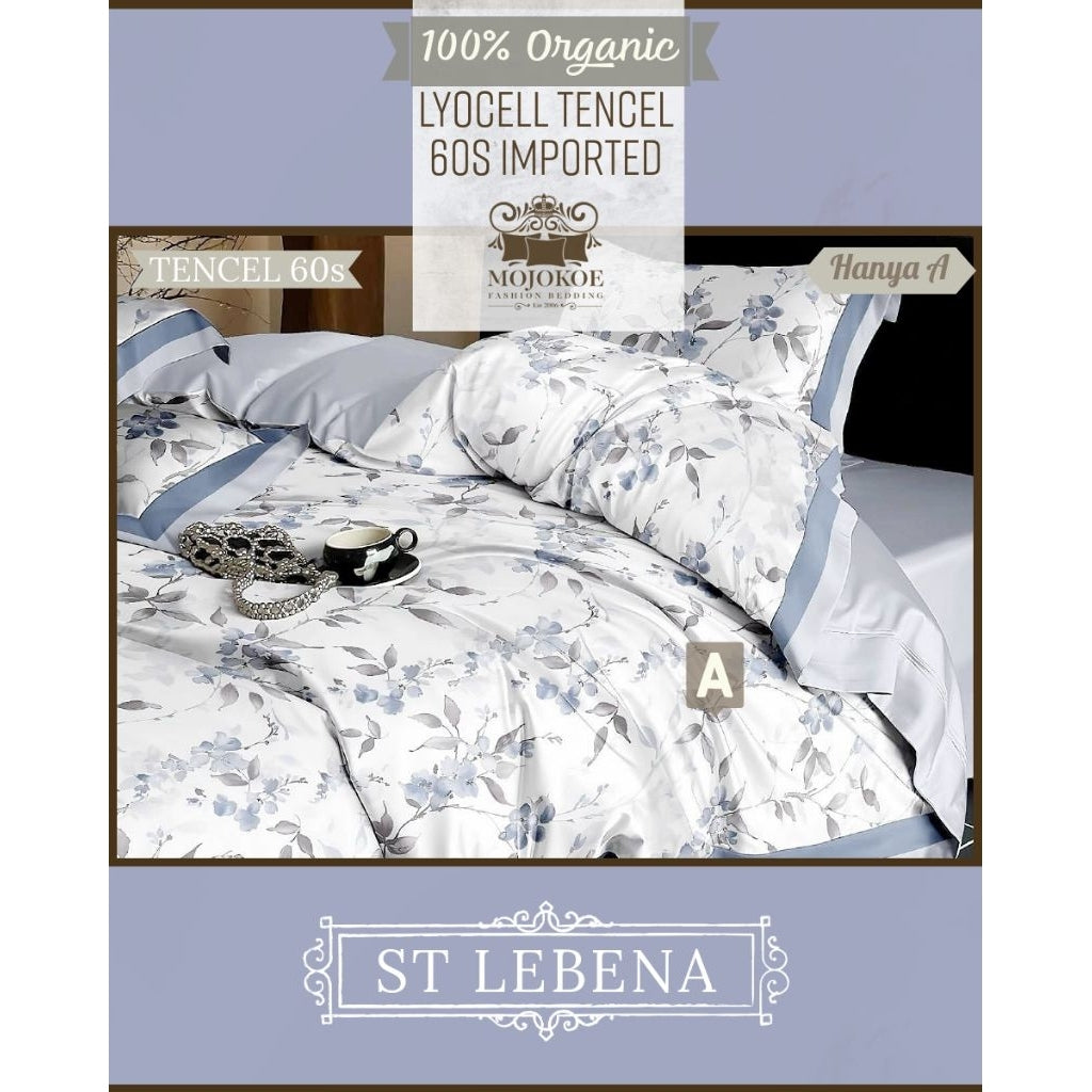 MOJOKOE Big Sale Organic Lyocell Tencel Bedcover Quiltcover Set