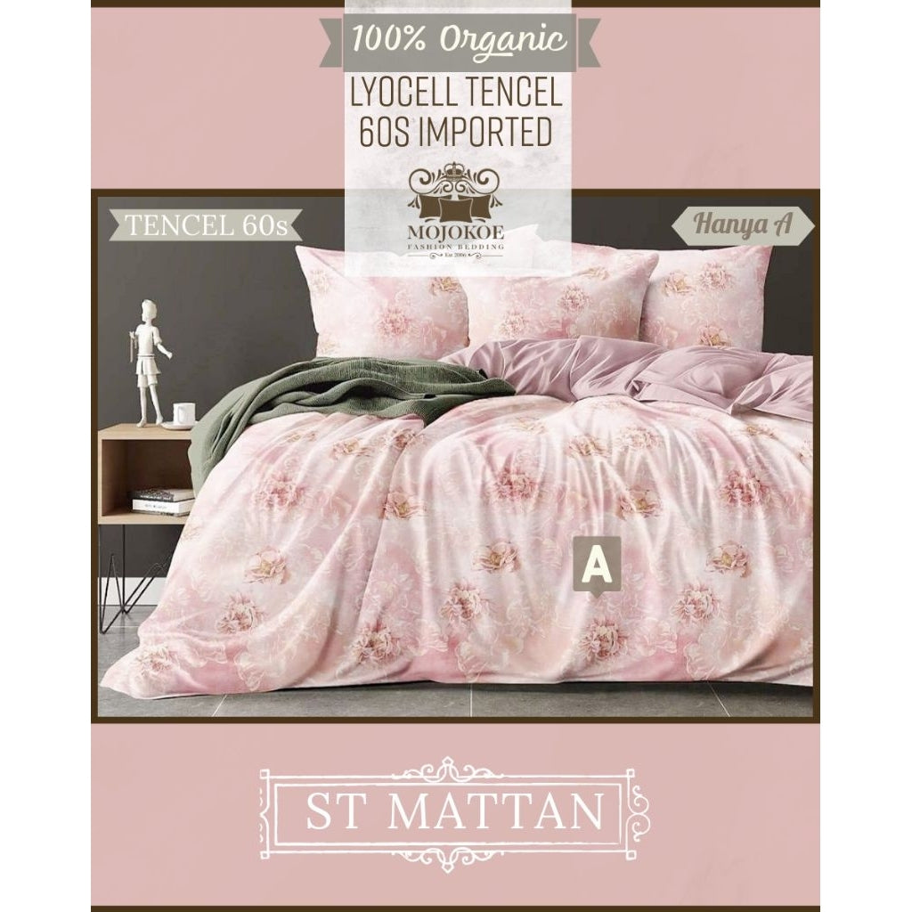 MOJOKOE Big Sale Organic Lyocell Tencel Bedcover Quiltcover Set