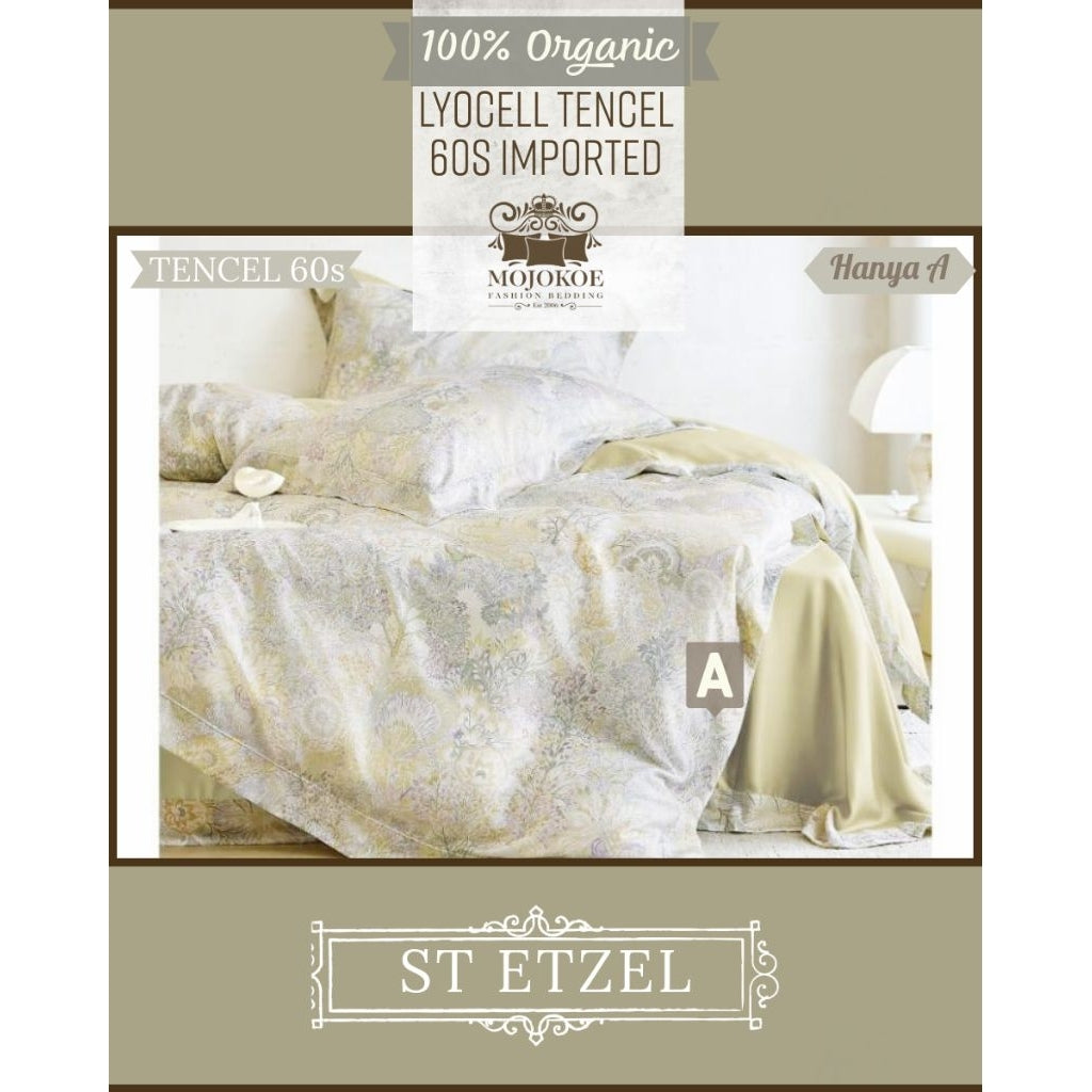 MOJOKOE Big Sale Organic Lyocell Tencel Bedcover Quiltcover Set
