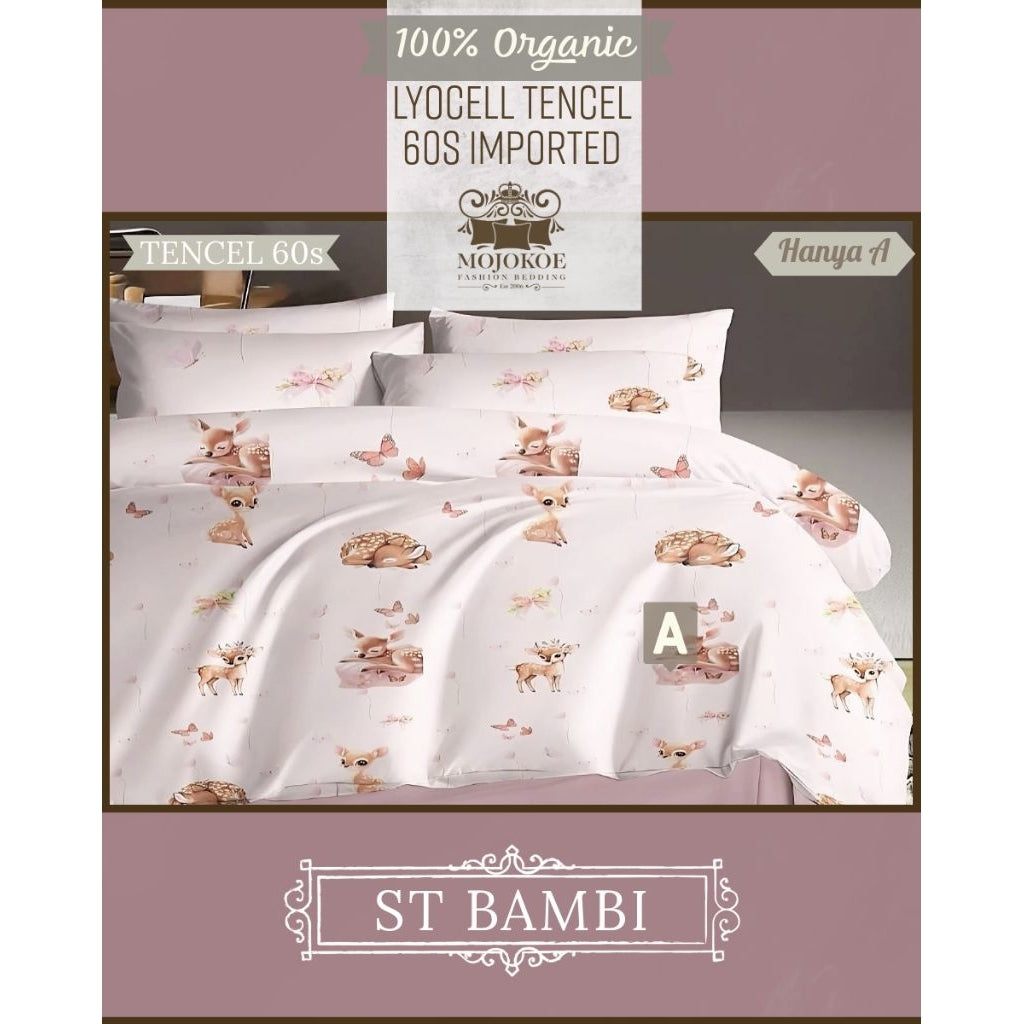 MOJOKOE Big Sale Organic Lyocell Tencel Bedcover Quiltcover Set