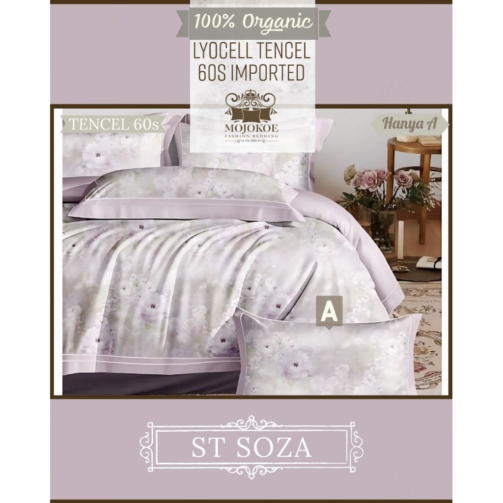 MOJOKOE Big Sale Organic Lyocell Tencel Bedcover Quiltcover Set