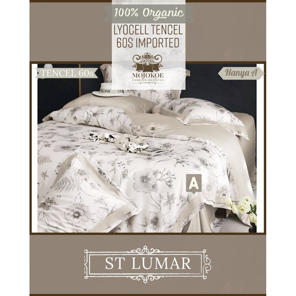 MOJOKOE Big Sale Organic Lyocell Tencel Bedcover Quiltcover Set