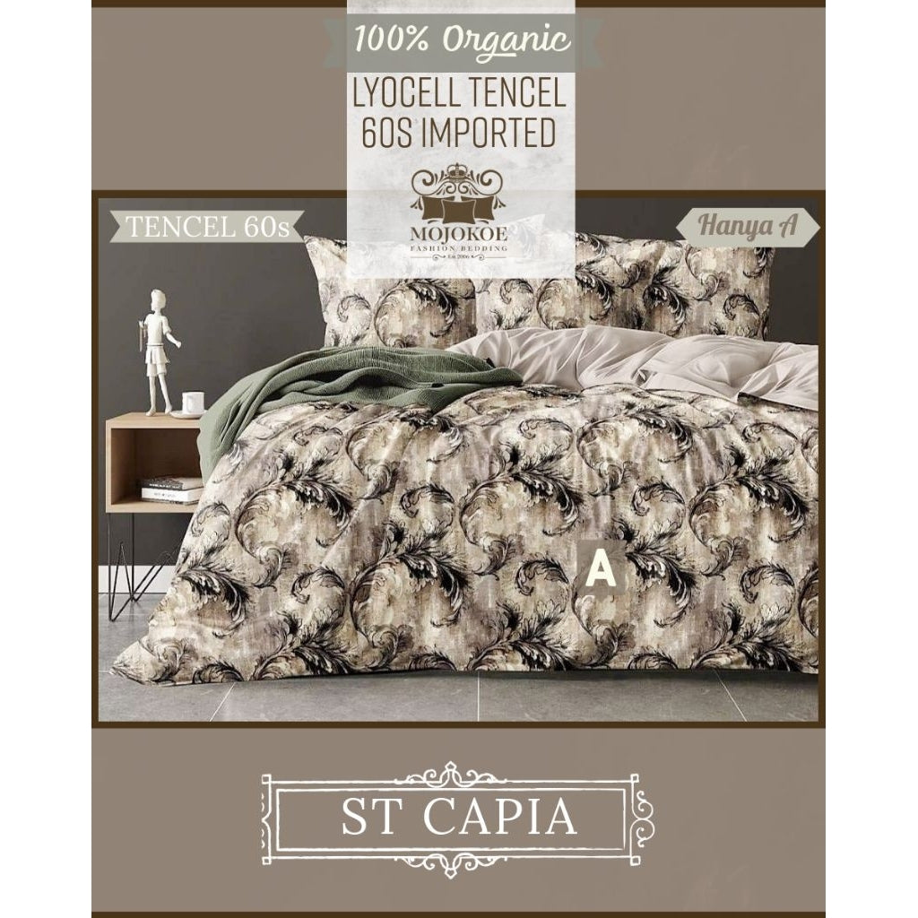 MOJOKOE Big Sale Organic Lyocell Tencel Bedcover Quiltcover Set