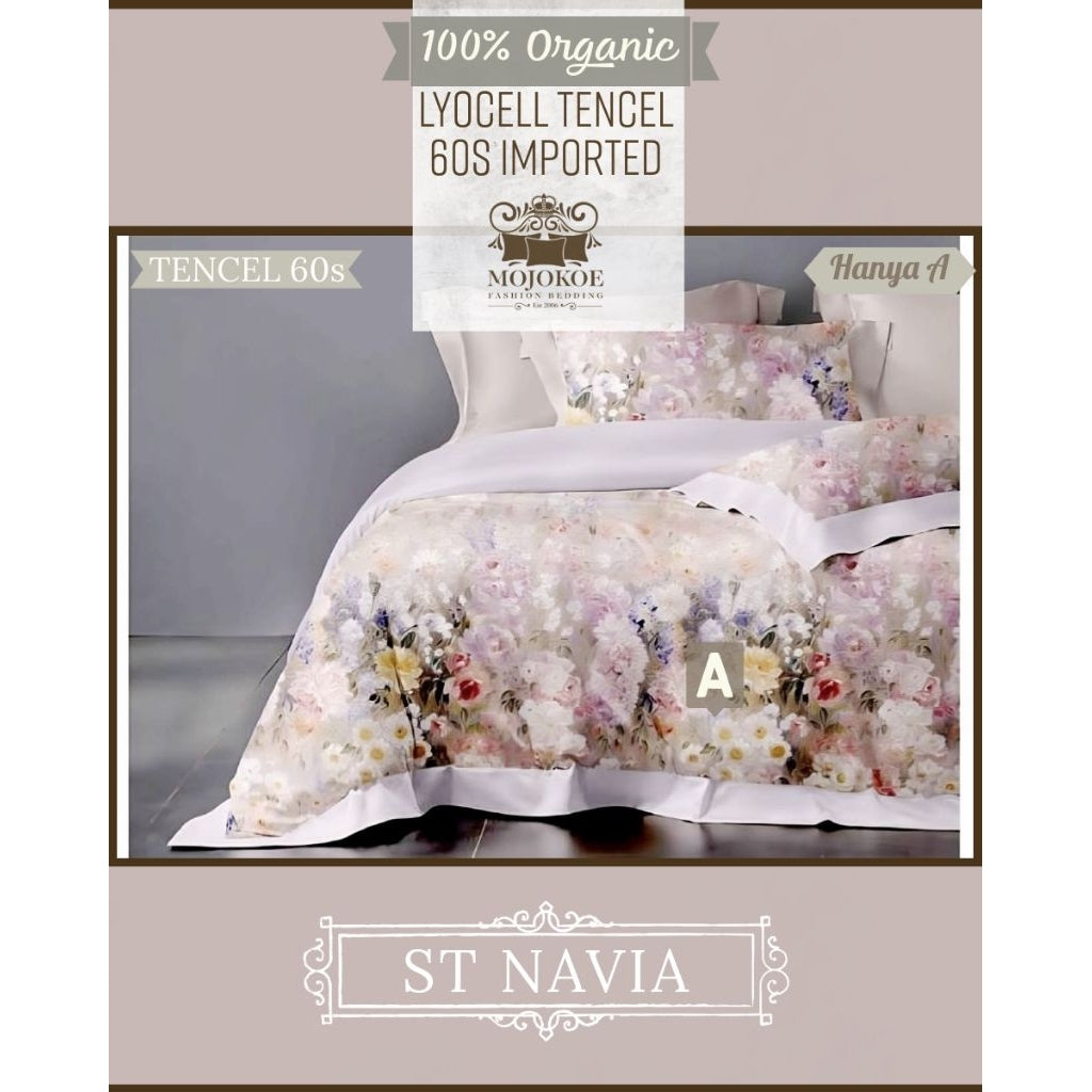 MOJOKOE Big Sale Organic Lyocell Tencel Bedcover Quiltcover Set