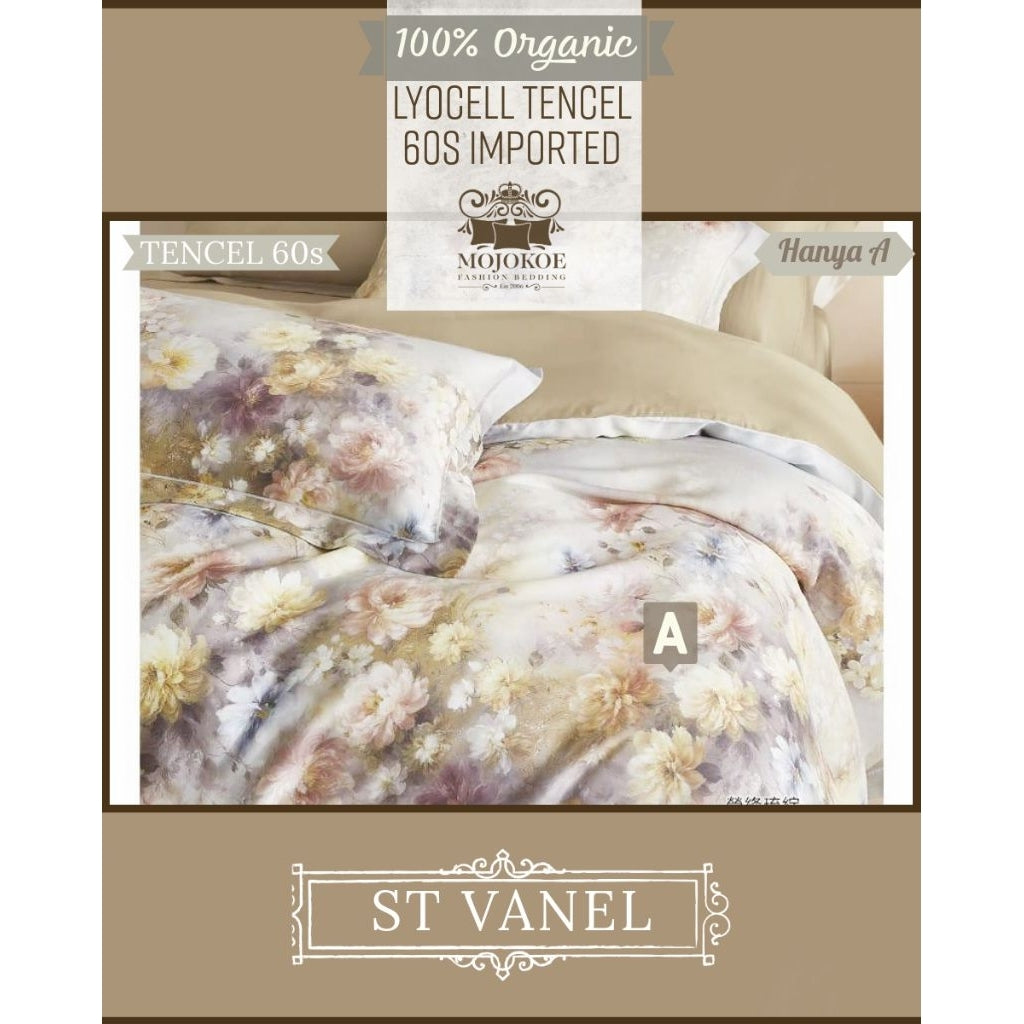 MOJOKOE Big Sale Organic Lyocell Tencel Bedcover Quiltcover Set
