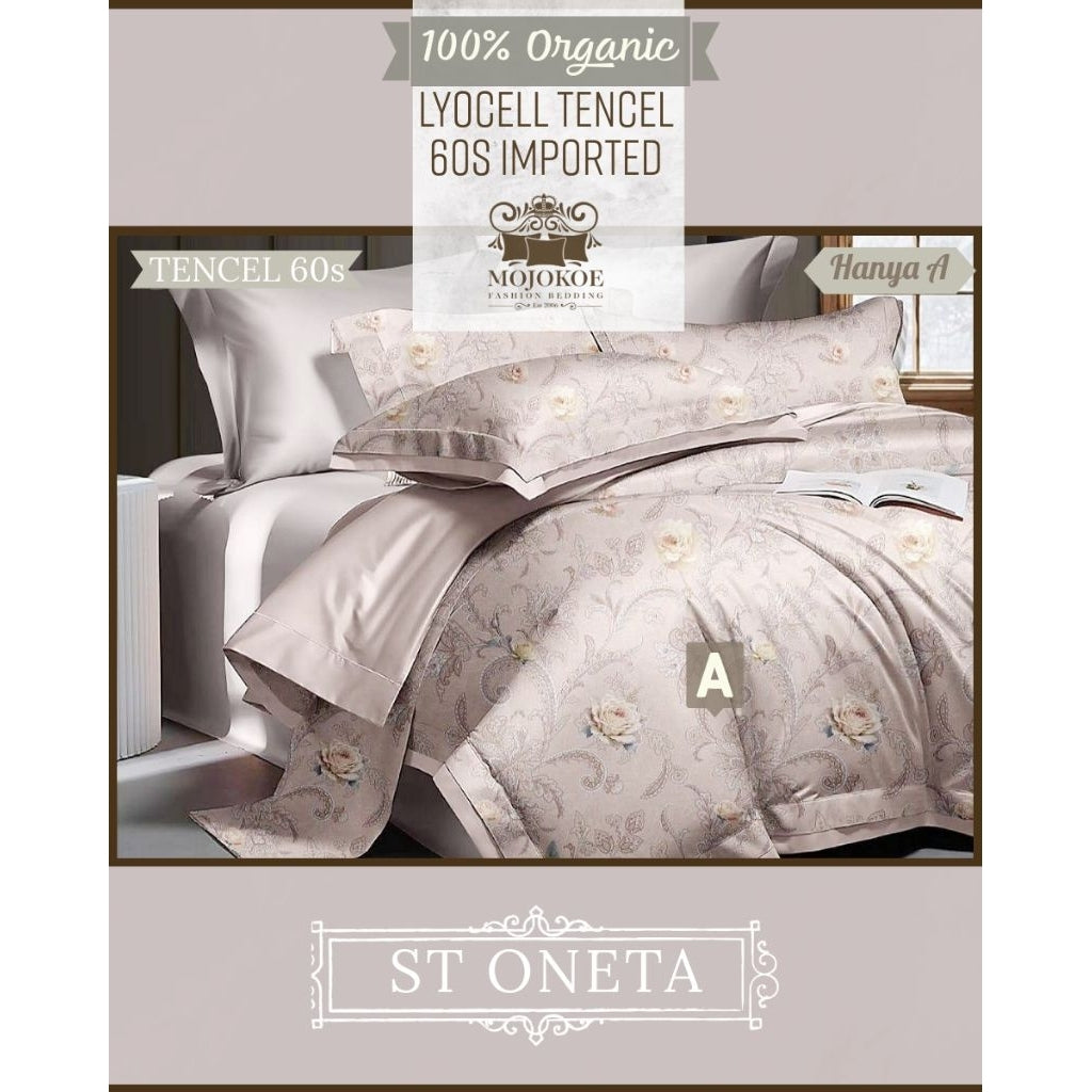 MOJOKOE Big Sale Organic Lyocell Tencel Bedcover Quiltcover Set