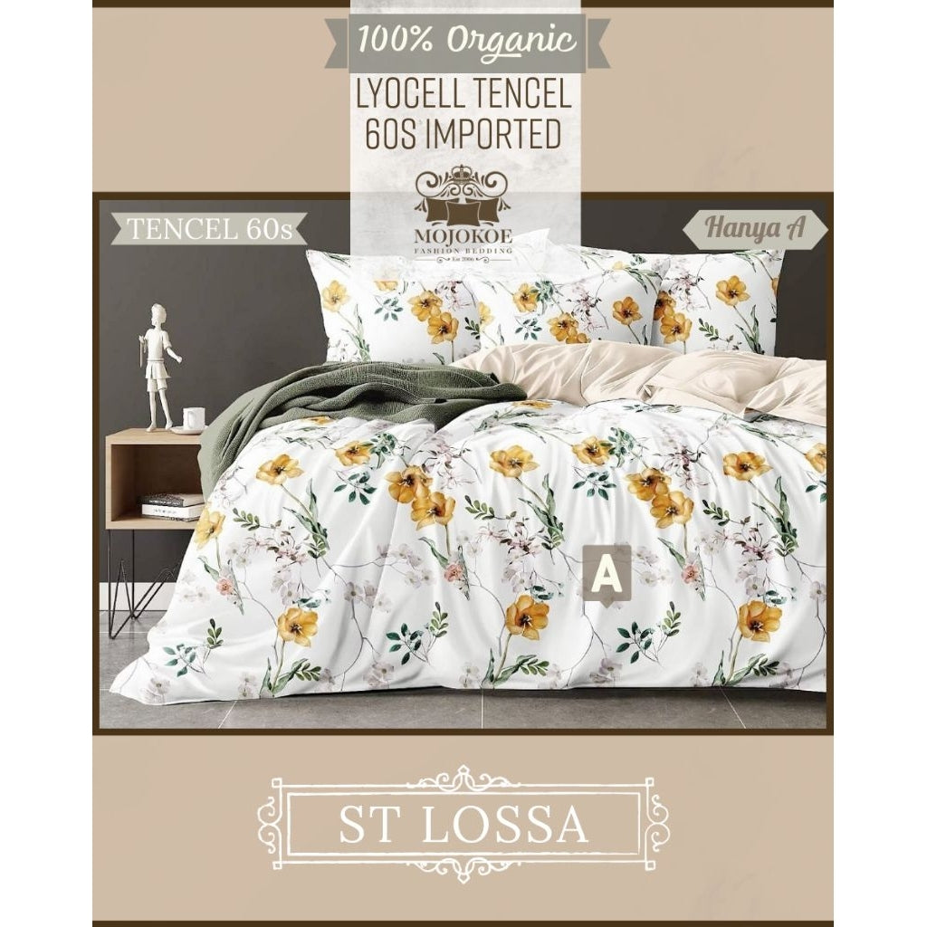 MOJOKOE Big Sale Organic Lyocell Tencel Bedcover Quiltcover Set