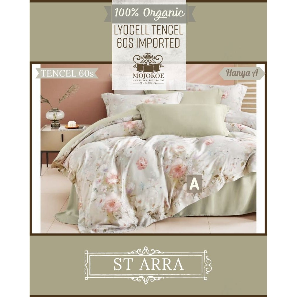 MOJOKOE Big Sale Organic Lyocell Tencel Bedcover Quiltcover Set