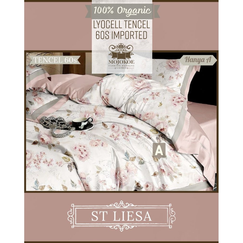 MOJOKOE Big Sale Organic Lyocell Tencel Bedcover Quiltcover Set