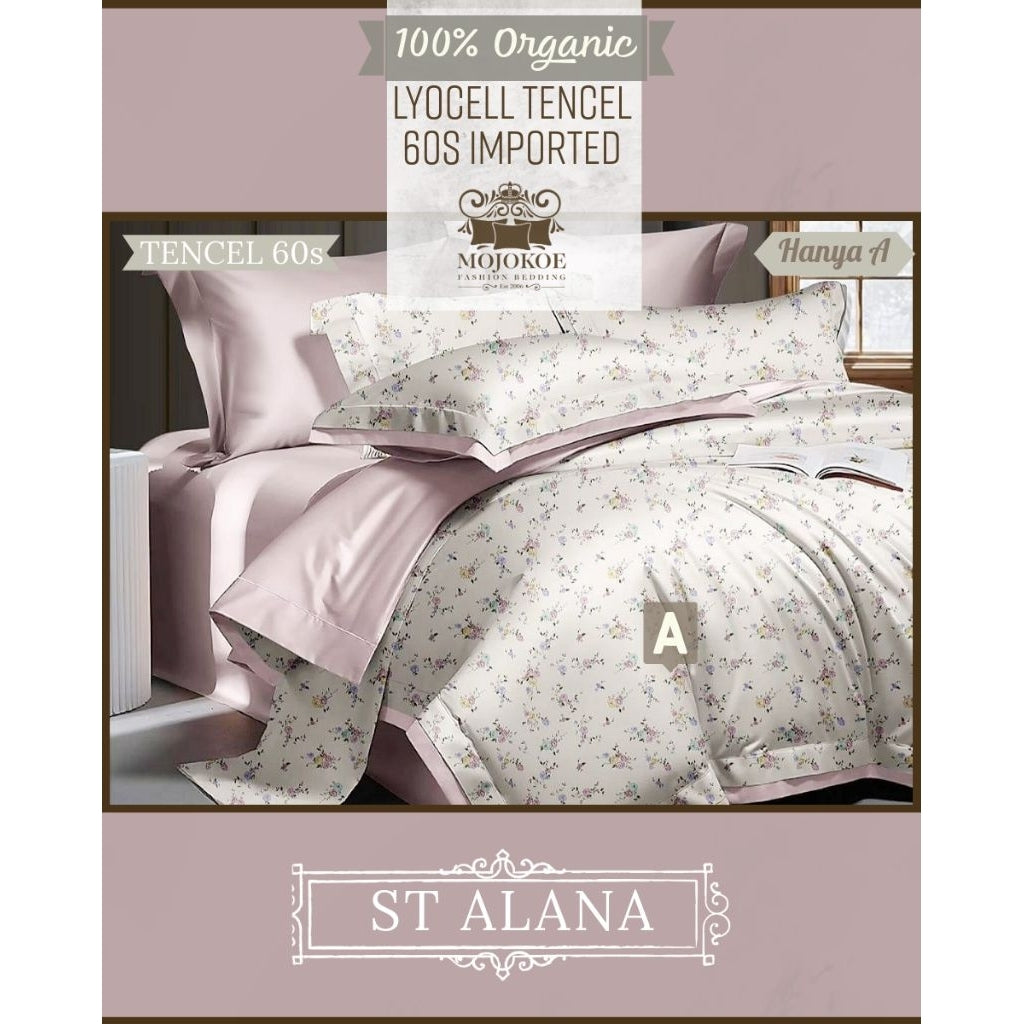 MOJOKOE Big Sale Organic Lyocell Tencel Bedcover Quiltcover Set