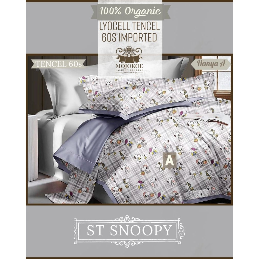 MOJOKOE Big Sale Organic Lyocell Tencel Bedcover Quiltcover Set