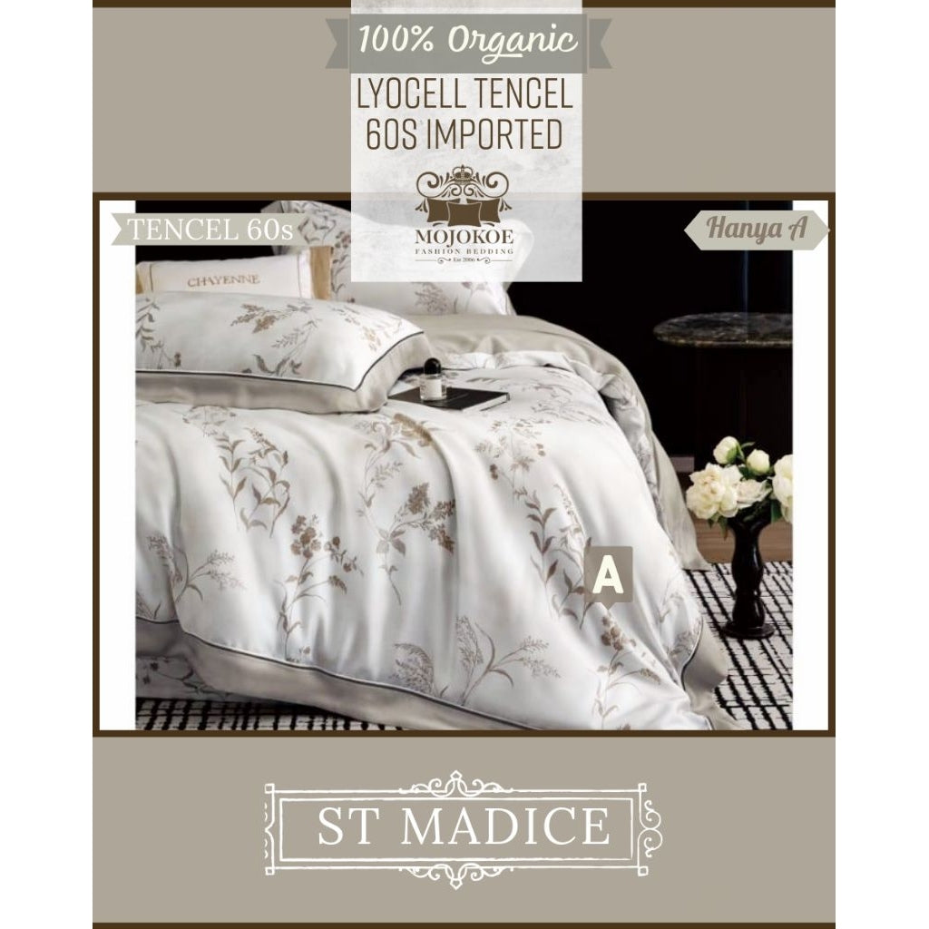 MOJOKOE Big Sale Organic Lyocell Tencel Bedcover Quiltcover Set