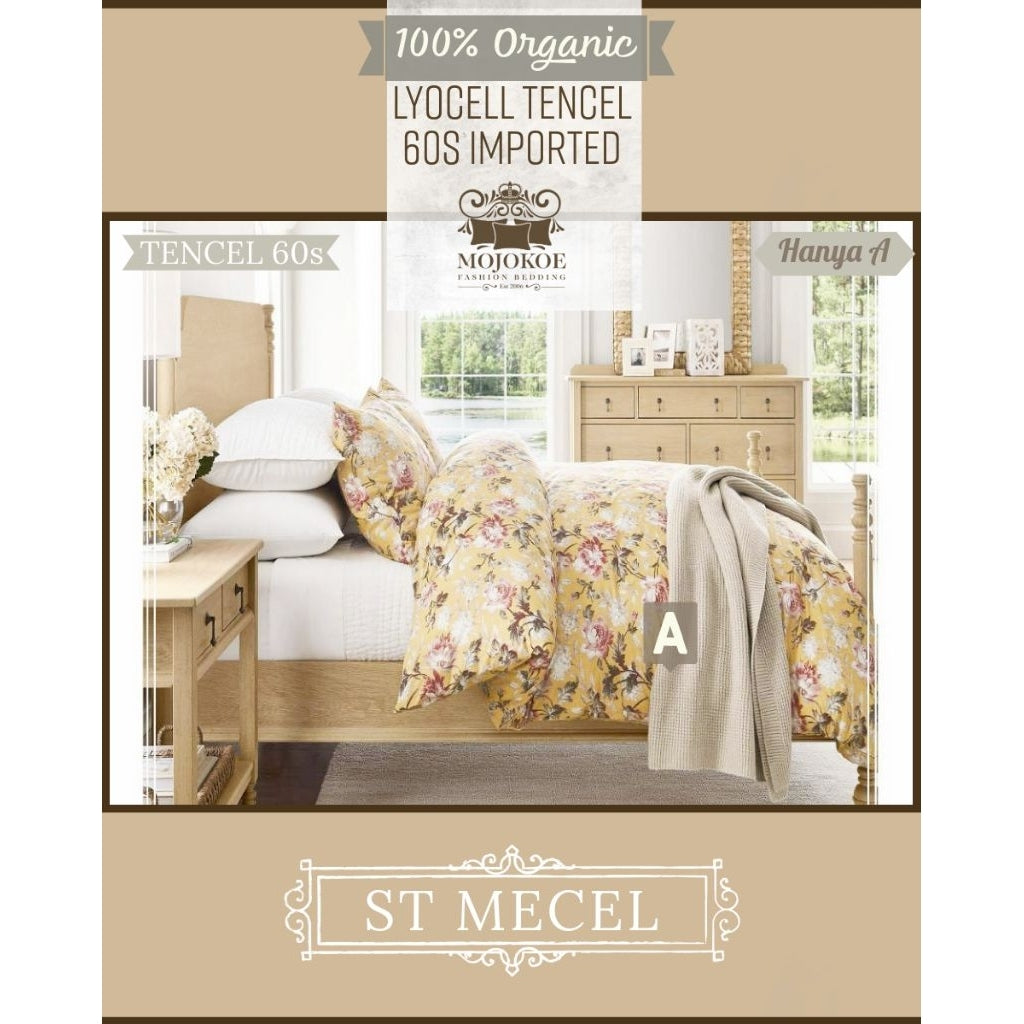 MOJOKOE Big Sale Organic Lyocell Tencel Bedcover Quiltcover Set