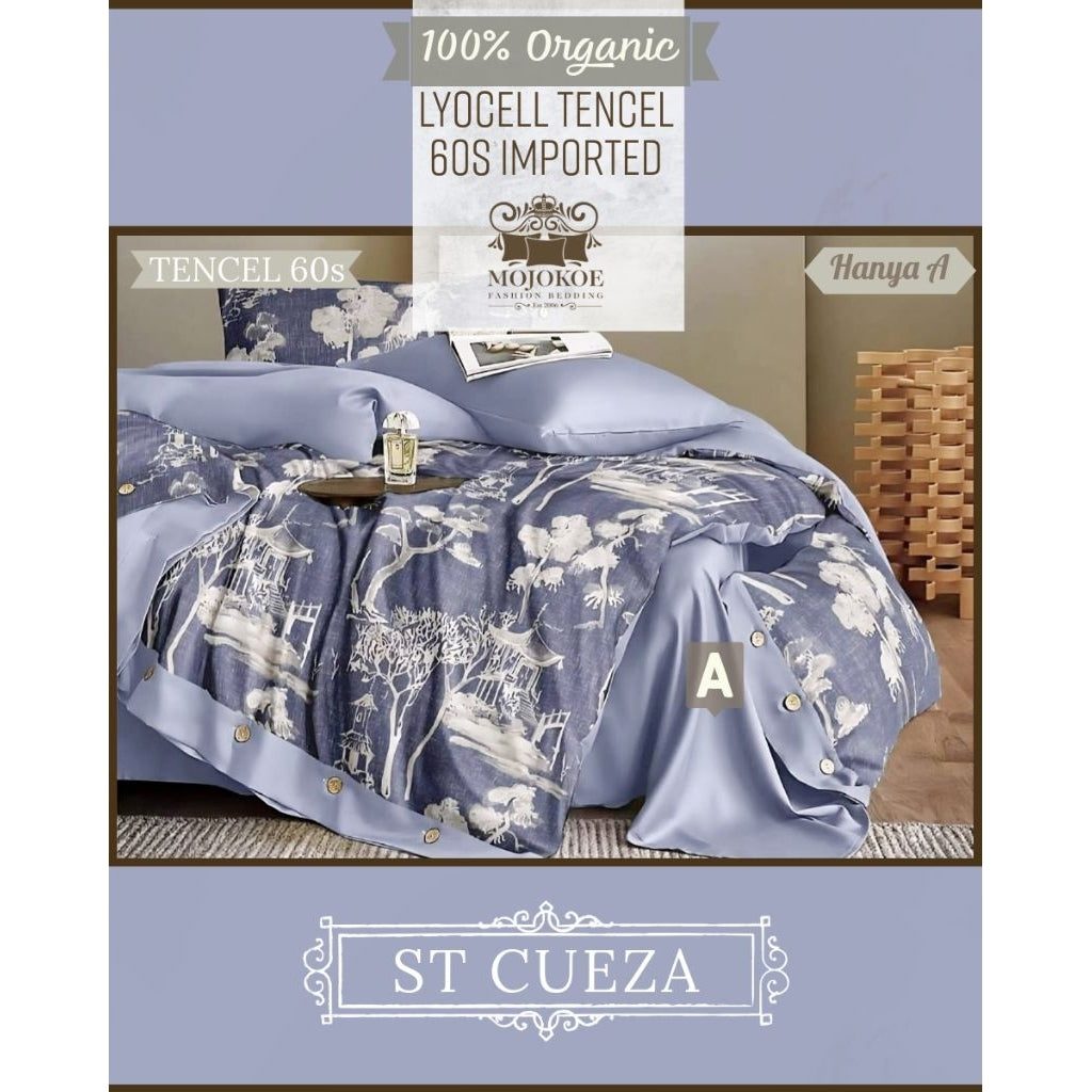 MOJOKOE Big Sale Organic Lyocell Tencel Bedcover Quiltcover Set
