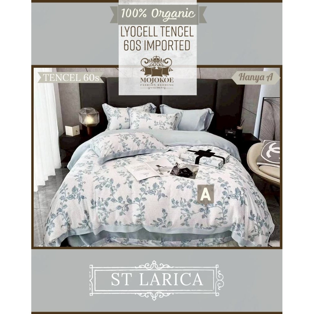 MOJOKOE Big Sale Organic Lyocell Tencel Bedcover Quiltcover Set