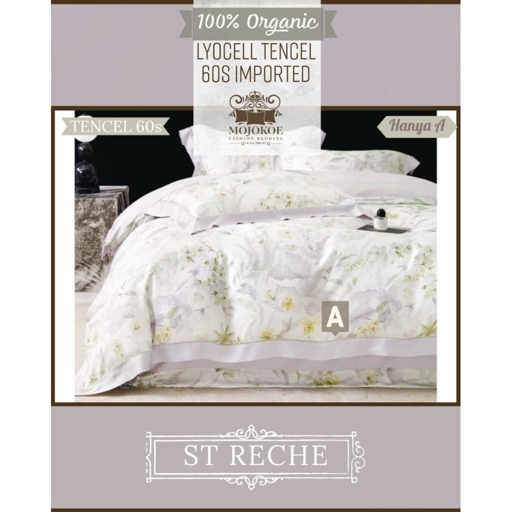 MOJOKOE Big Sale Organic Lyocell Tencel Bedcover Quiltcover Set